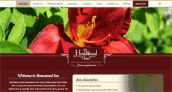 Desktop Screenshot of homestead-inn.com