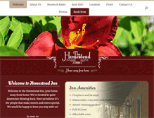 Tablet Screenshot of homestead-inn.com